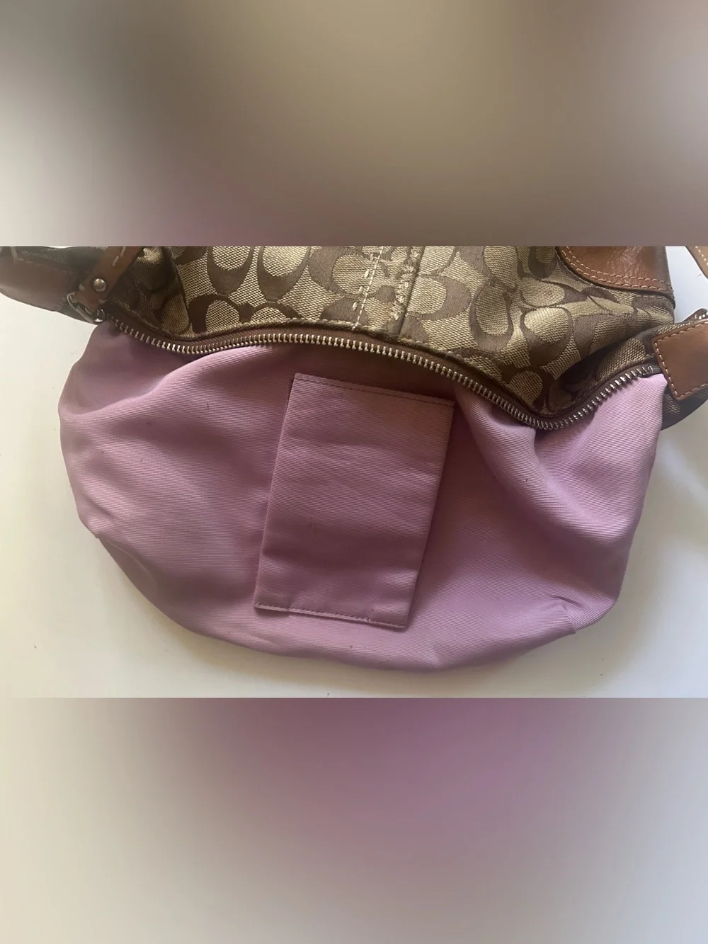 Vtg Coach Hamptons Shoulder Bag